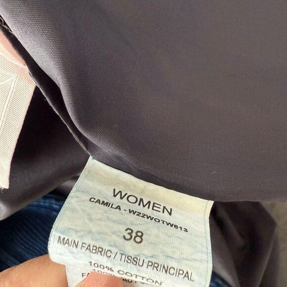 Officine Generale Women's Blue Jacket - Picture 7 of 7